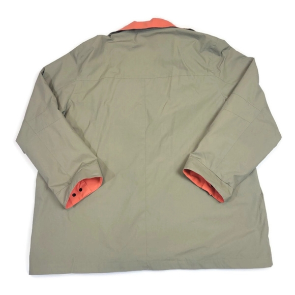 Avenue lightweight water resistant jacket olive and orange 18/20 - Picture 3 of 3